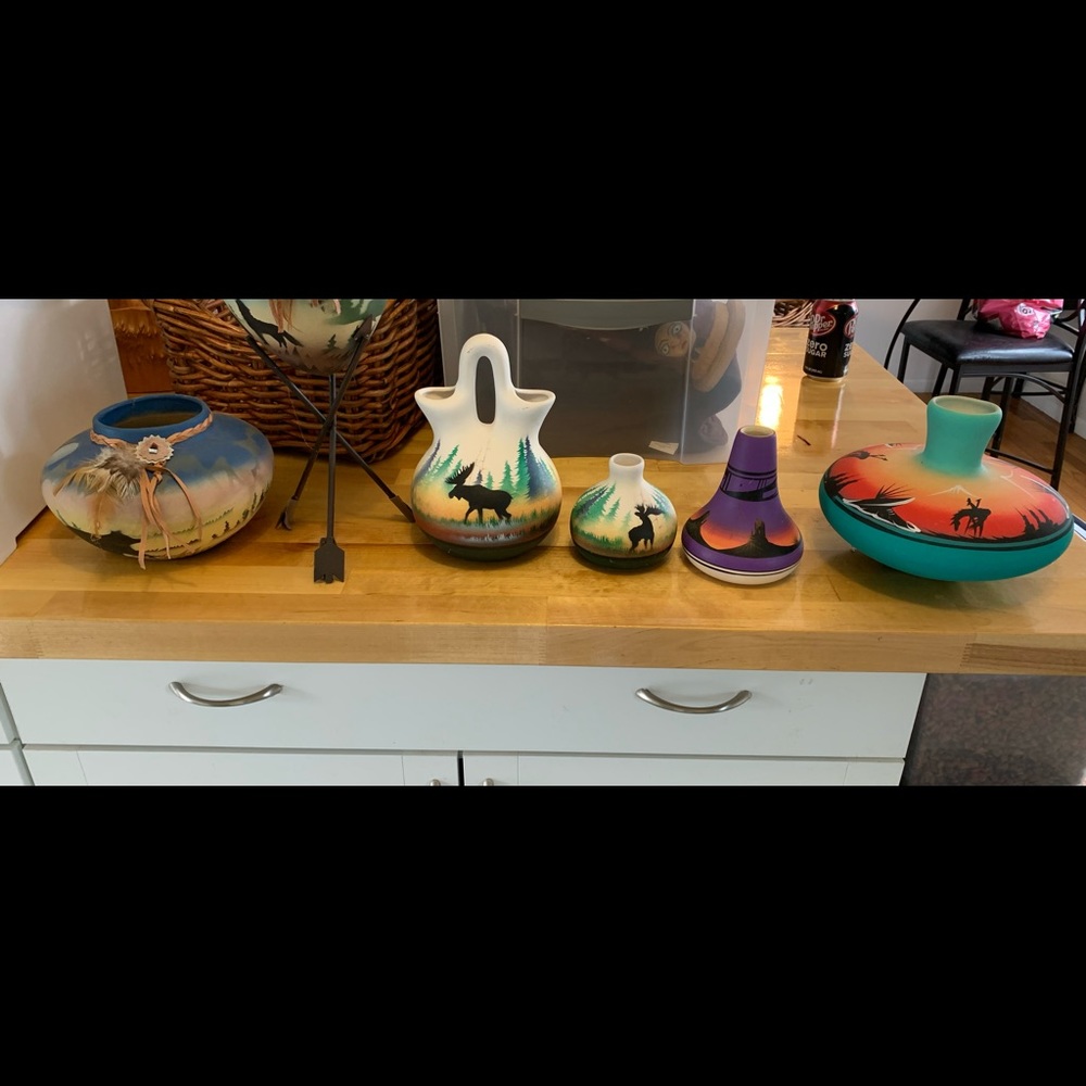 Navajo Pottery Vases